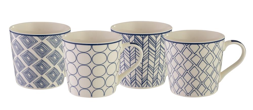 Mod Mug, Set of 4 (Contempo), 9313803430129