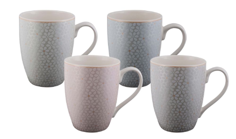 Bundanoon Coupe Mug, Set of 4 (Petals) - 355mL by Bundanoon - ISBN: 9313803430259