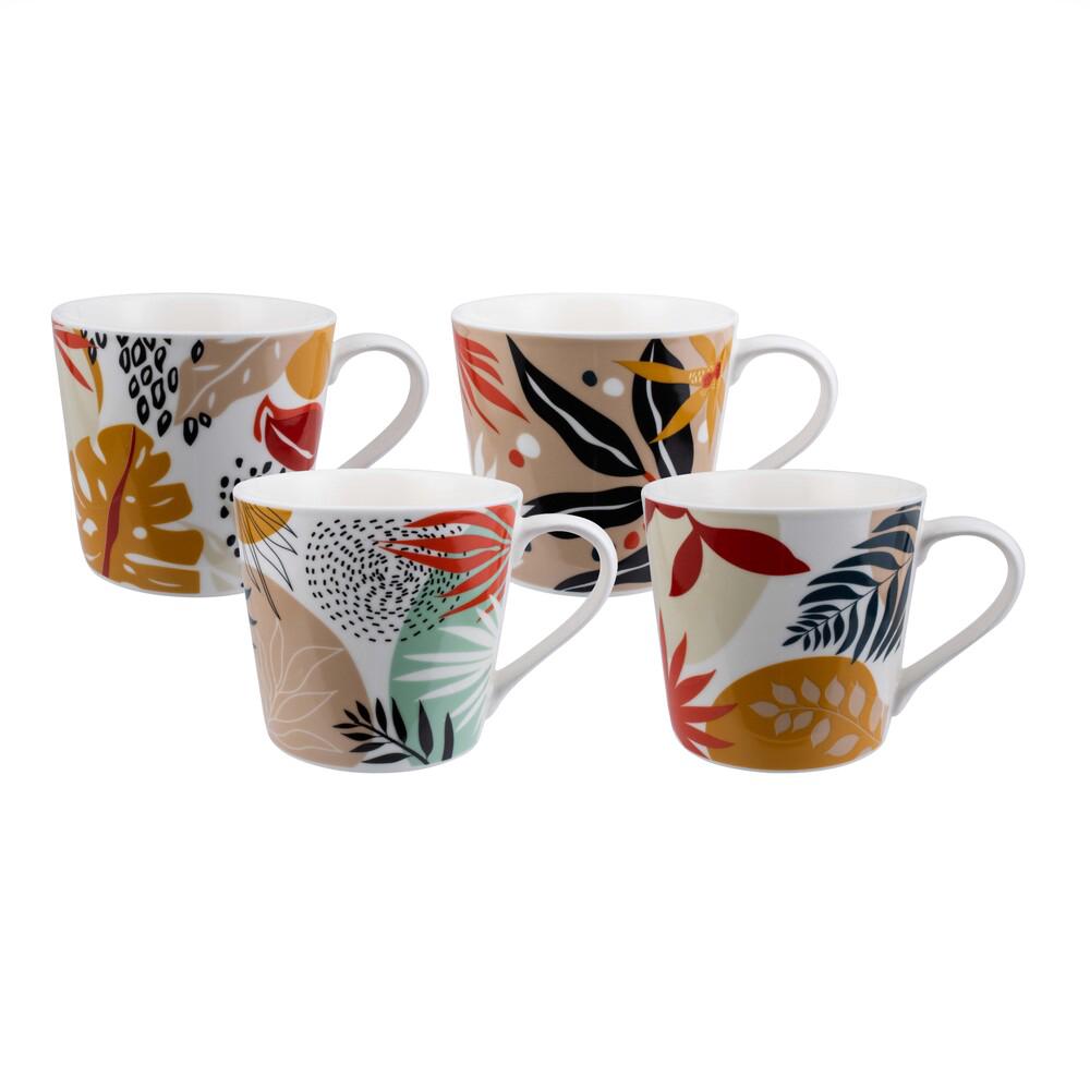 Mod Mug, Set of 4 (Abstract Paradise), 9313803430310