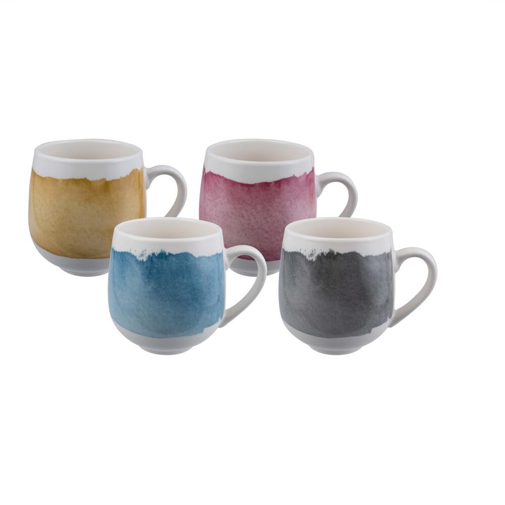 Huggie Mug, Set of 4 (Banded Jewels) - 520mL, 9313803430358