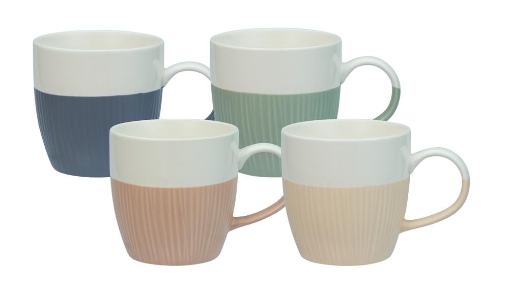Bundanoon Coupe Mug, Set of 4 (Banded Rib) by Bundanoon - ISBN: 9313803430488