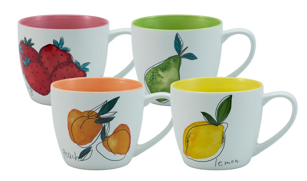Bundanoon Classic Mug, Set of 4 (Fruity), 9313803430525