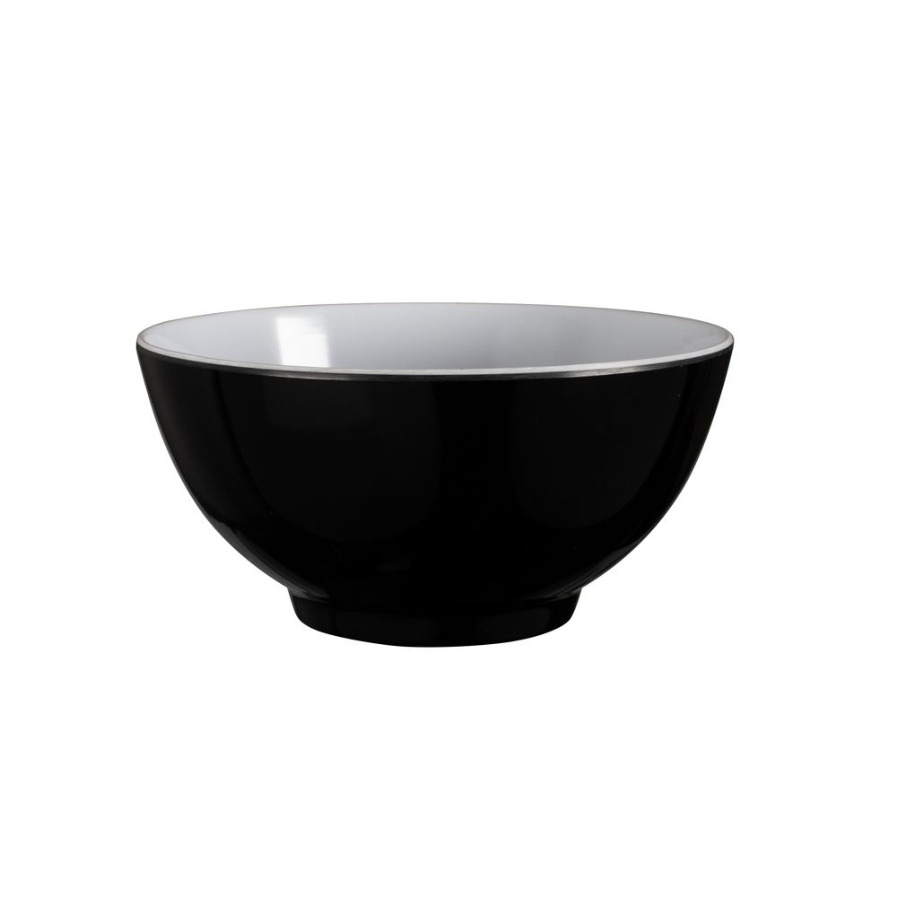 Serroni Two-Tone Melamine Bowl (Black) - 15cm by Serroni - ISBN: 9313803580640