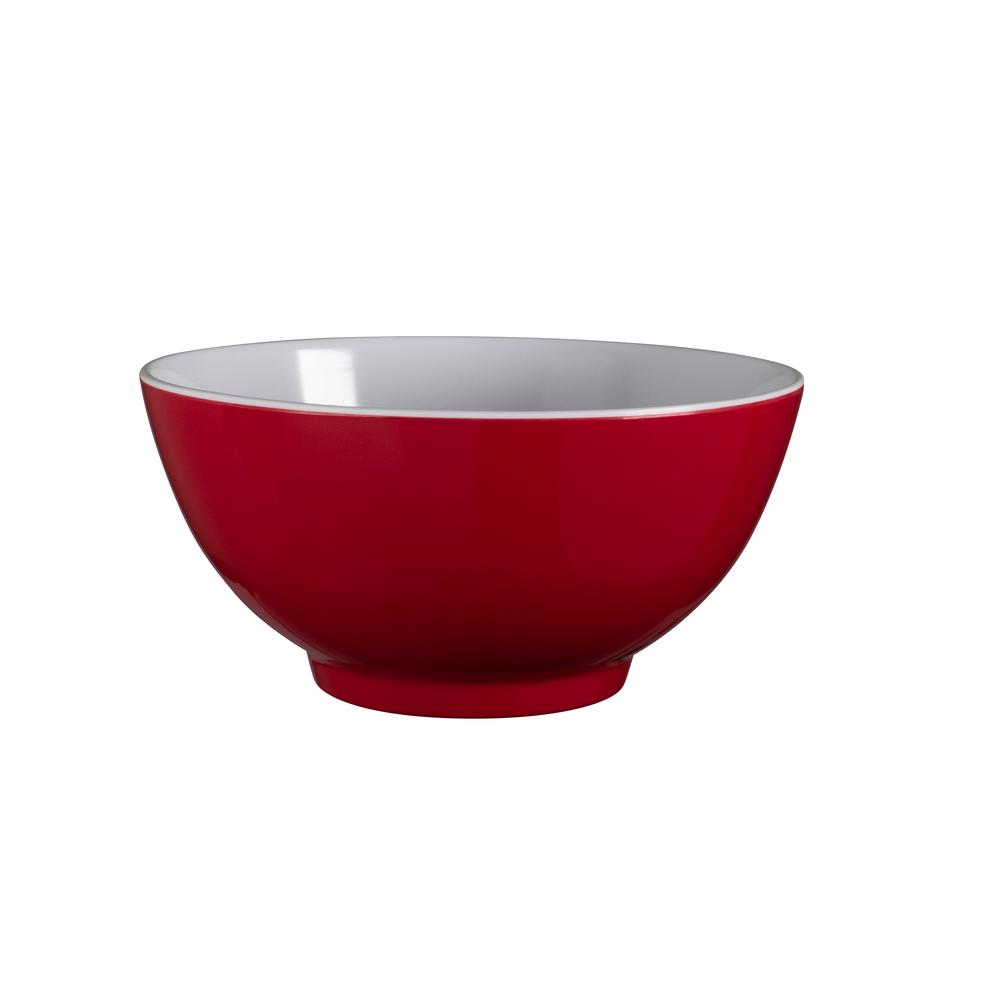 Two-Tone Melamine Bowl (Red), 9313803580701