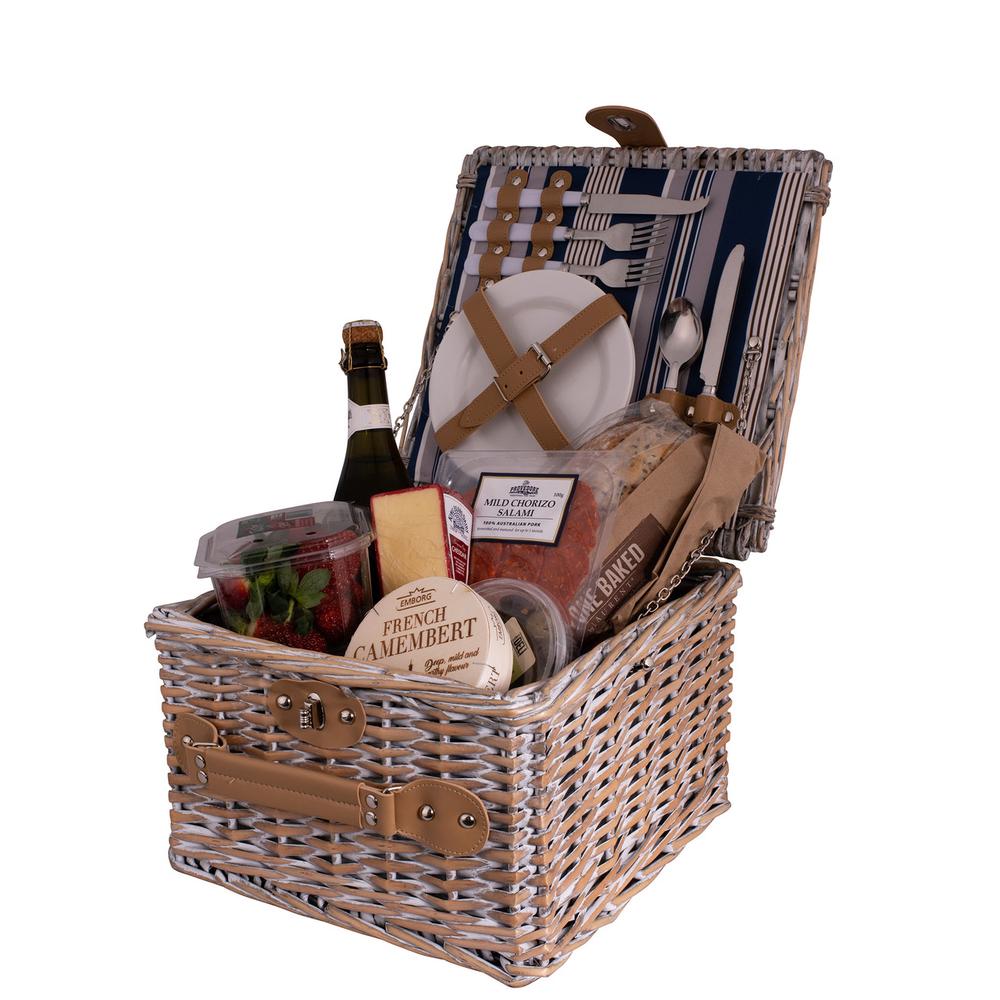 Avanti Picnic Basket, 2 Person (Hampton Stripe) Buy online at The Nile