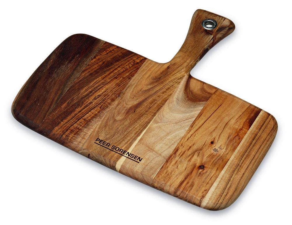 Acacia Wood Rectangular Serving Board - 30.5x28x1.2cm, 9313803745216