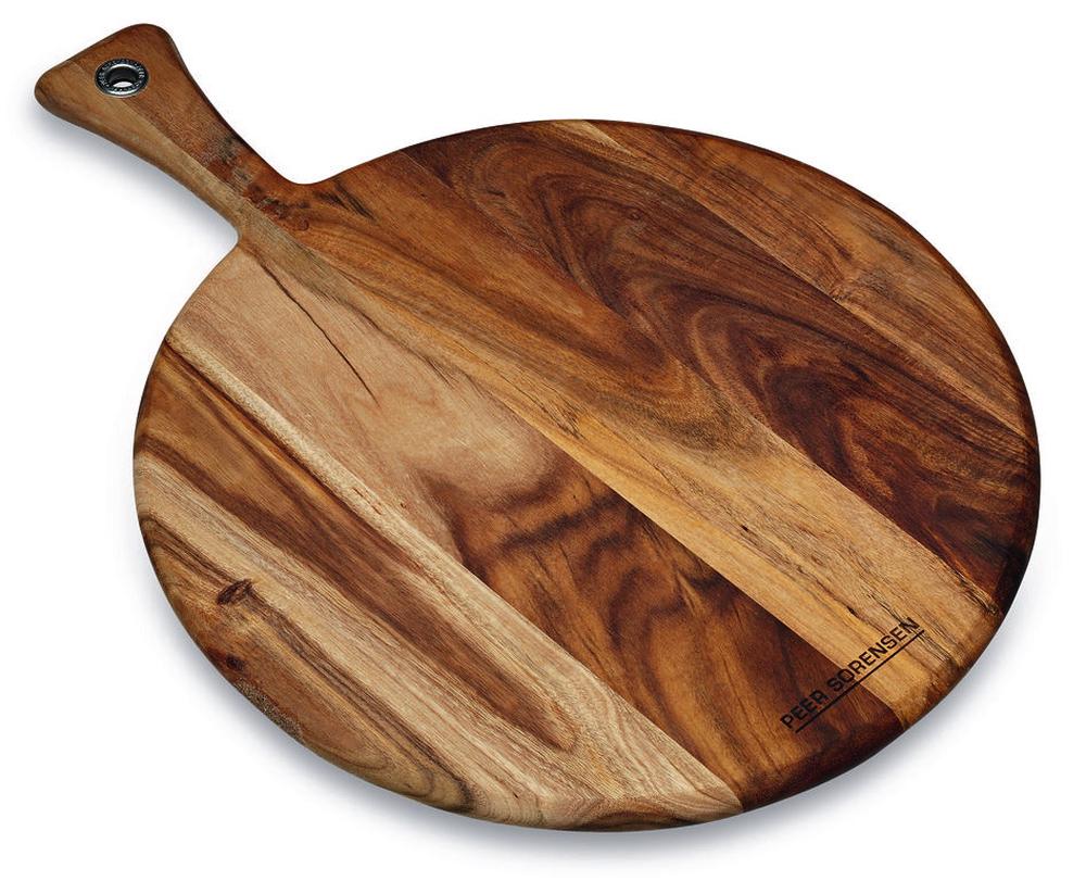 Acacia Wood Round Paddle Serving Board, 9313803745223