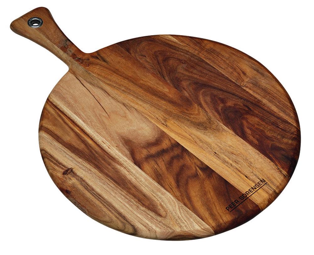 Acacia Wood Round Paddle Serving Board, 9313803745445