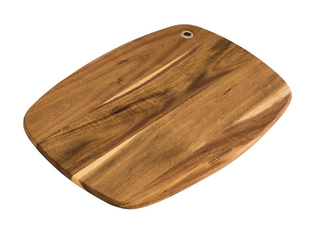 Acacia Wood Slim Line Curved Cutting Board, 9313803745636
