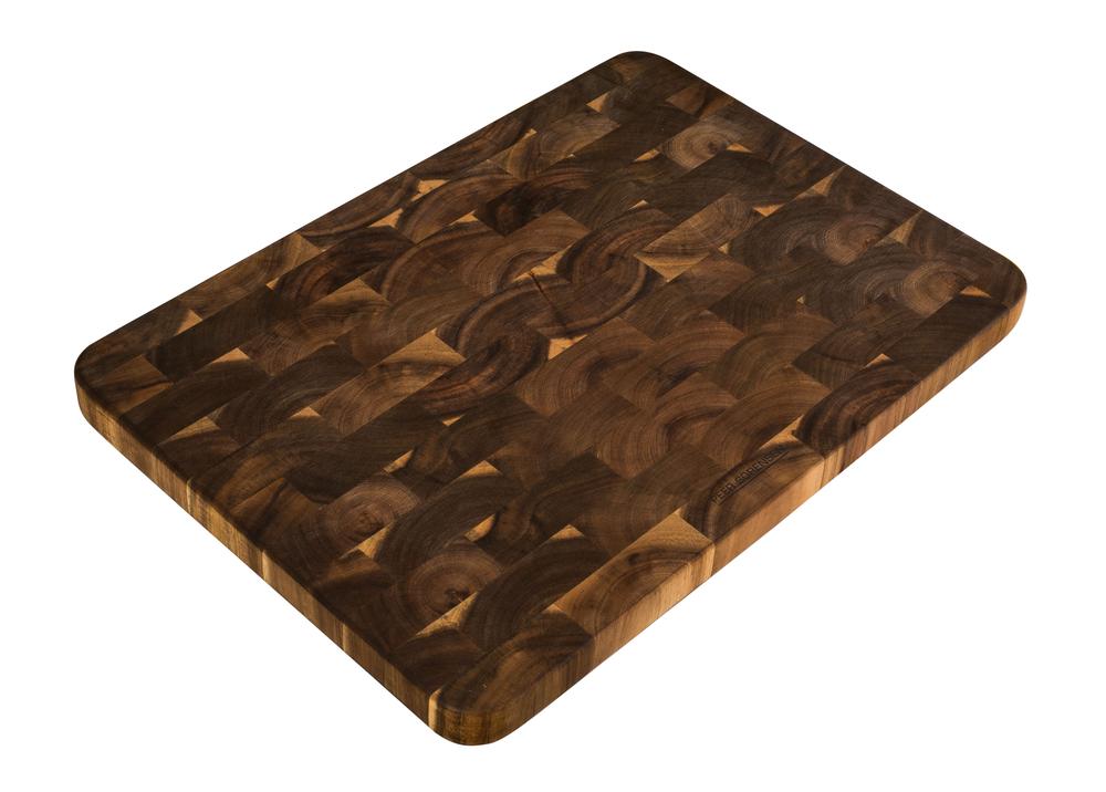 Acacia Wood End Grain Cutting Board (Brown), 9313803745681