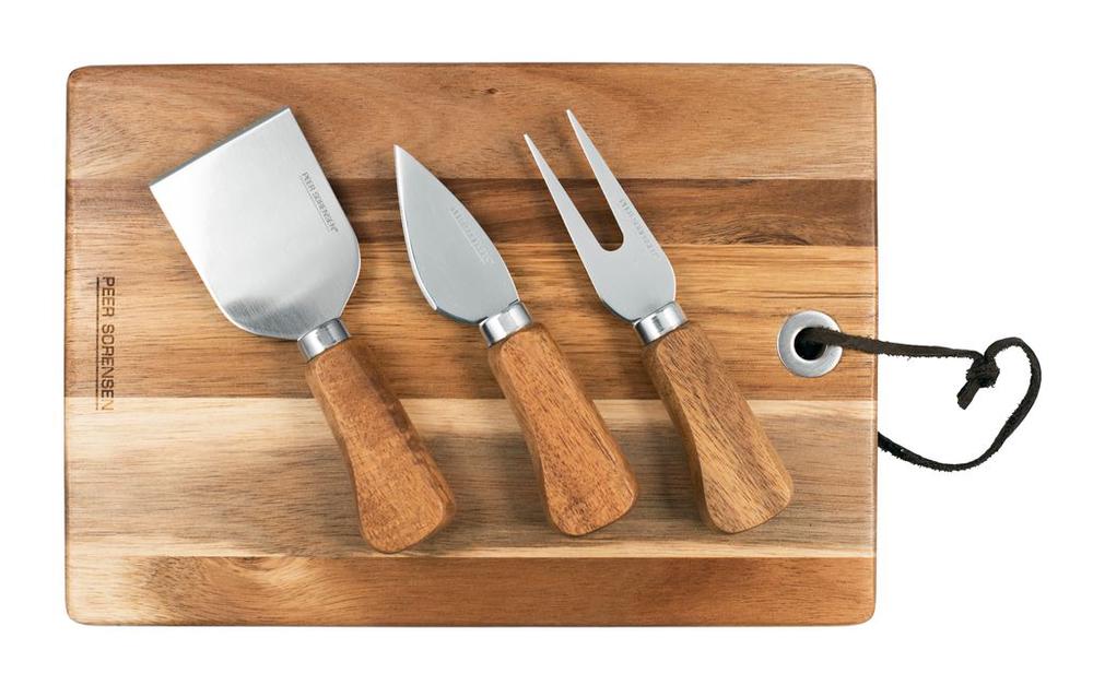 Rectangular Cheese/Serving Board With 3 Cheese Knives, 9313803745797