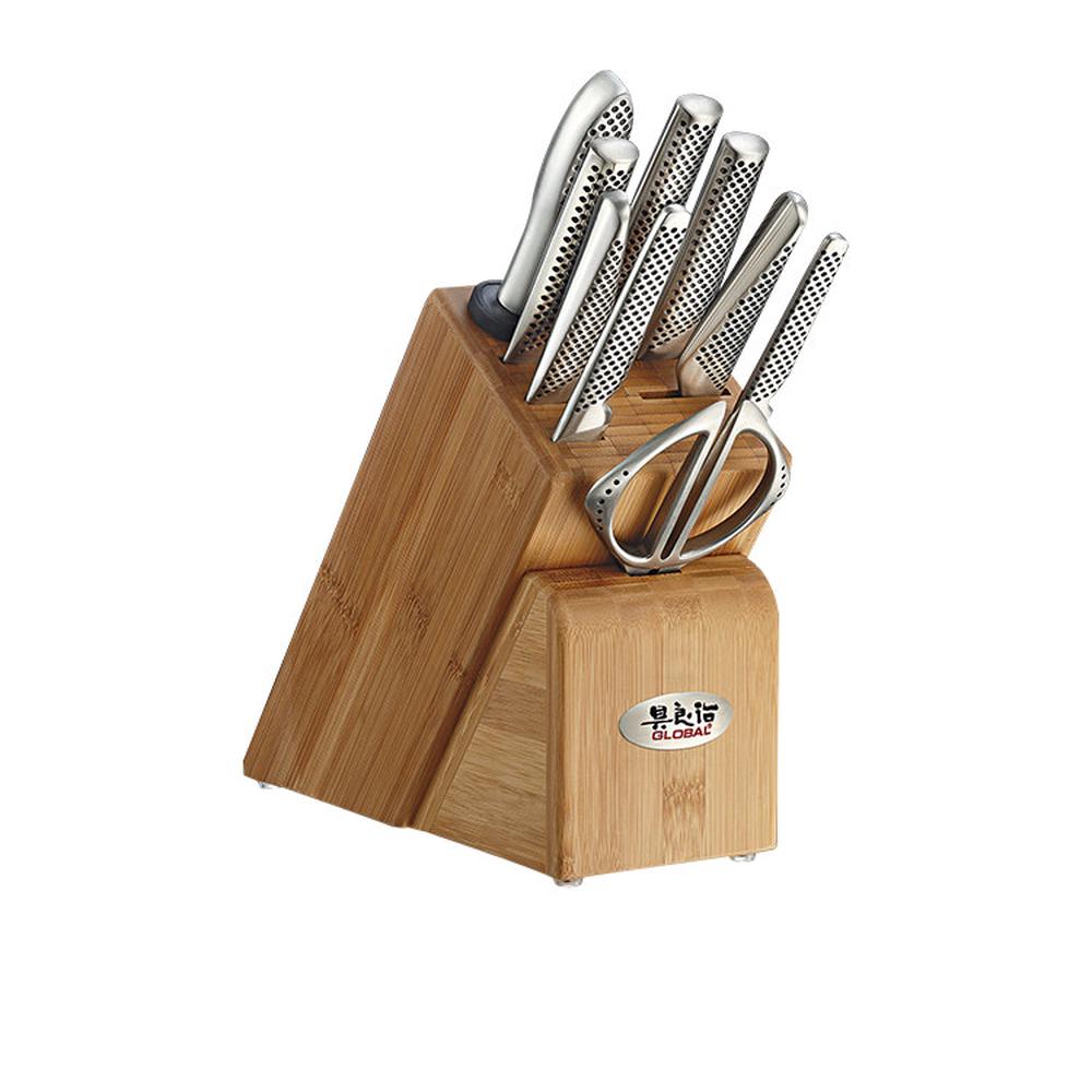 Global Takashi Knife Block Set, 10 Piece, 9313803795891