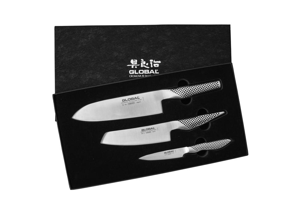 Global Chefs Knife Set, 3pc Buy online at The Nile