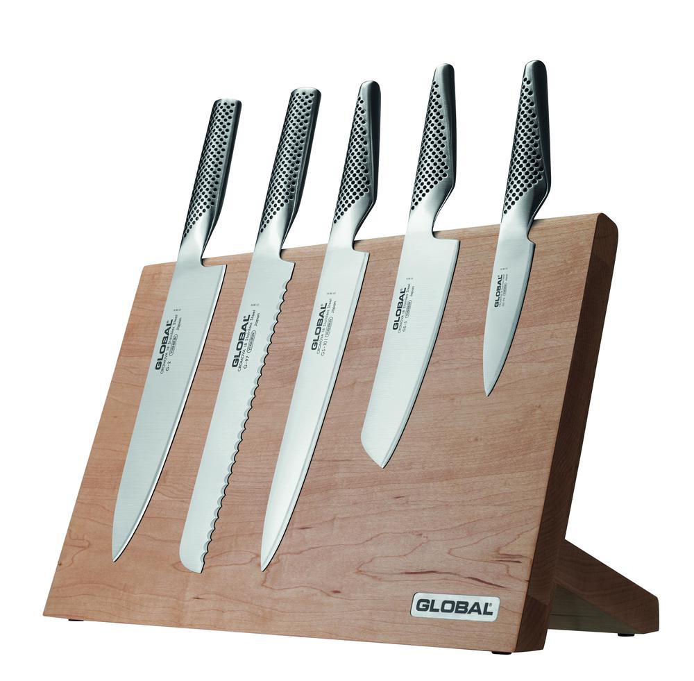 Global Takumi Knife Block Set (Maple) Buy online at The Nile