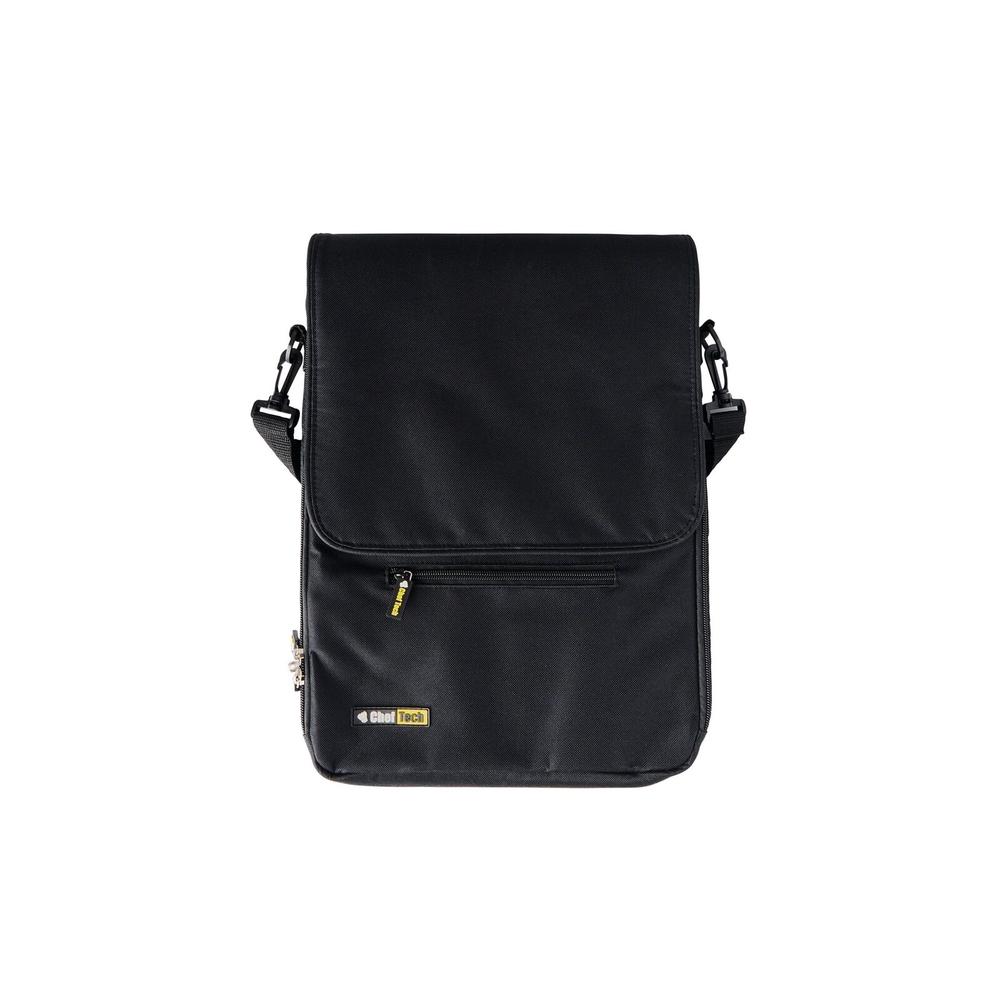 Chef Tech Messenger Style Knife Bag, 6 Pocket (Black), 9313803970212