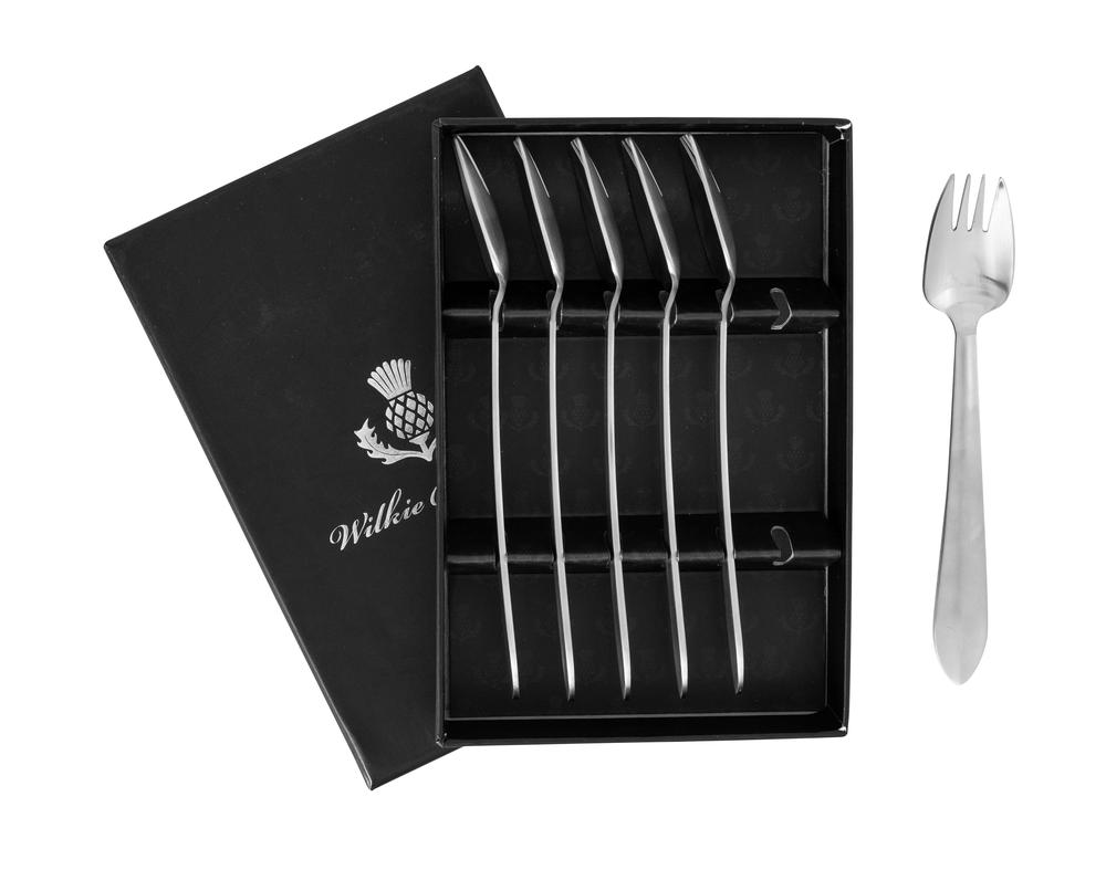 Buffet Fork Set, 6 Piece - Satin Finish, 9313803994409