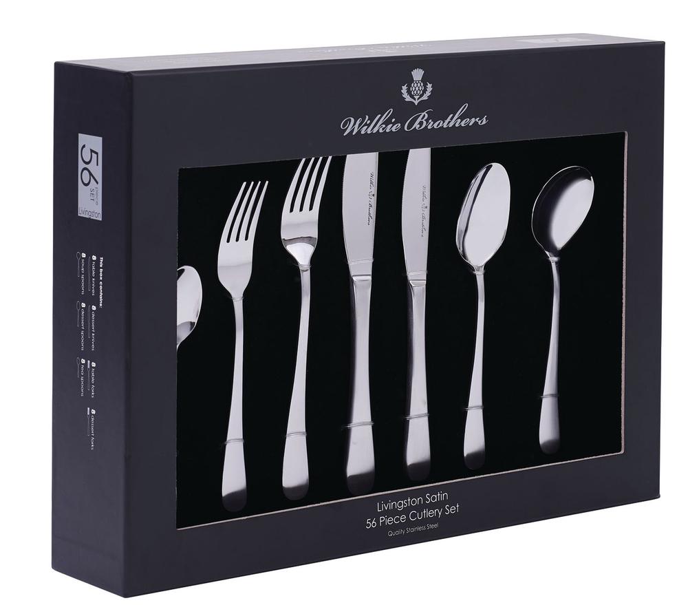 Livingston Satin Cutlery Set, 56 Piece, 9313803997127