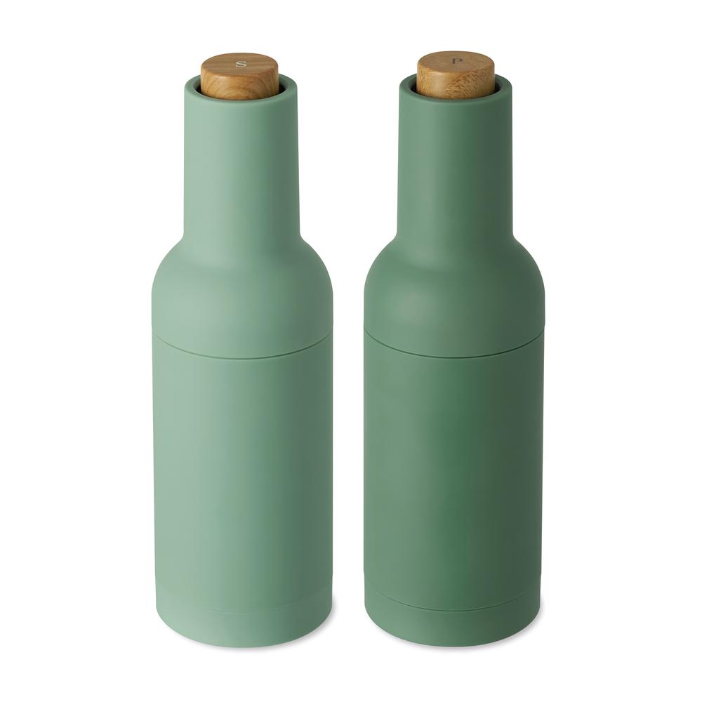 Wilkie Brothers Electric Gravity Salt and Pepper Mill Set (Eucalyptus Green), 9313803998629
