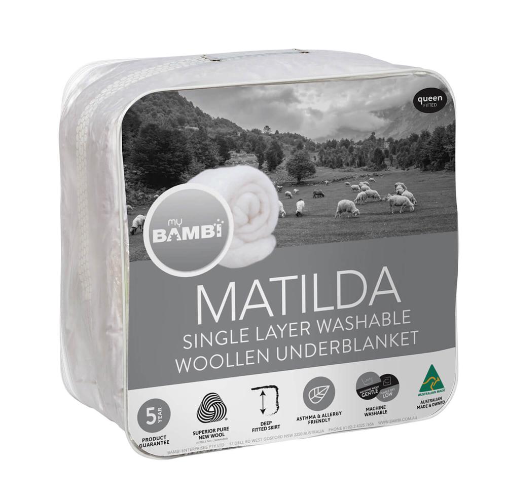 Matilda Single Layer Underblanket, 9313865120280