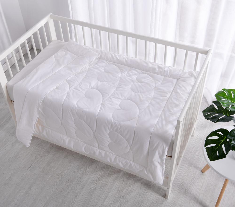 Bambi Cotton Cot Quilt (White) 100x130cm Buy online at Tiny Fox