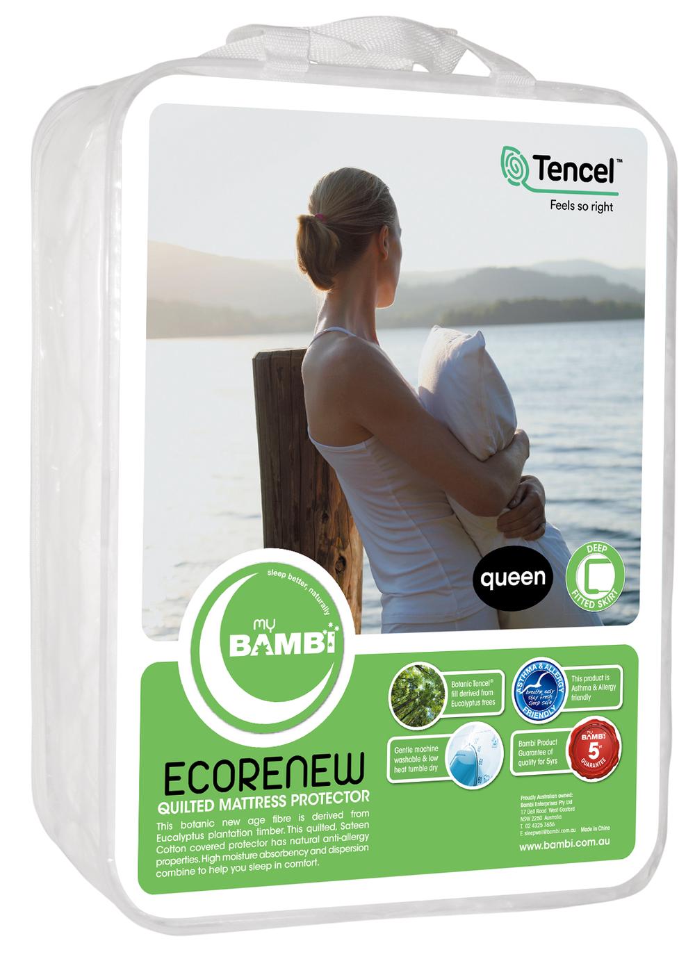 Bambi Ecorenew Tencel Mattress Protector Long Single Buy online at