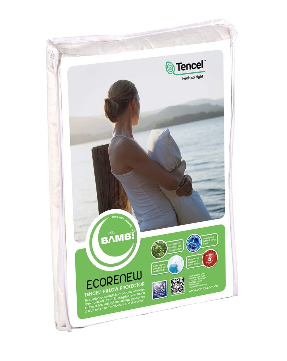Bambi Ecorenew Tencel Pillow Protector - King by Bambi - ISBN: 9313865131330