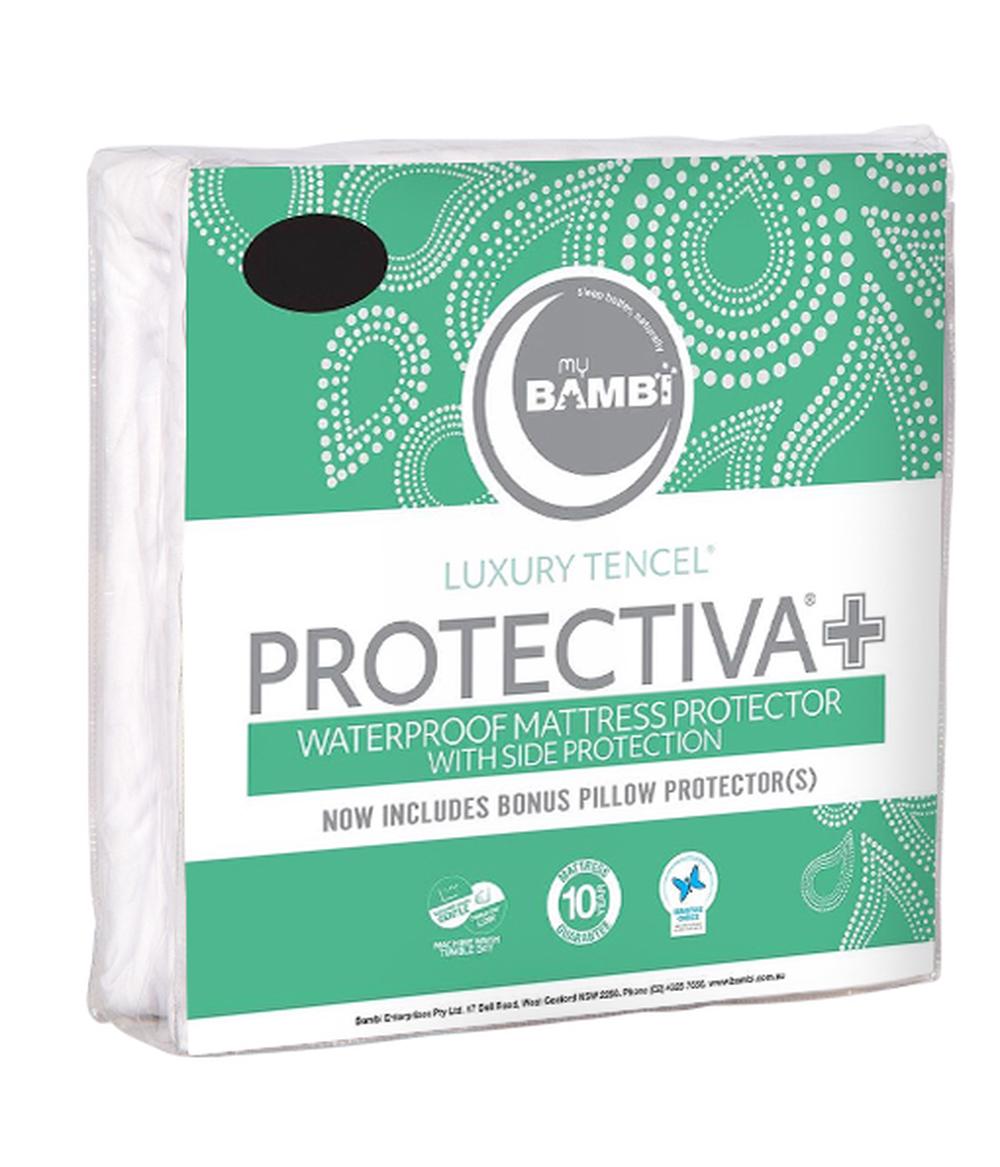 Bambi Protectiva+ Lux Tencel Waterproof Mattress Protector with Pillow Protector - Double by Bambi - ISBN: 9313865136304