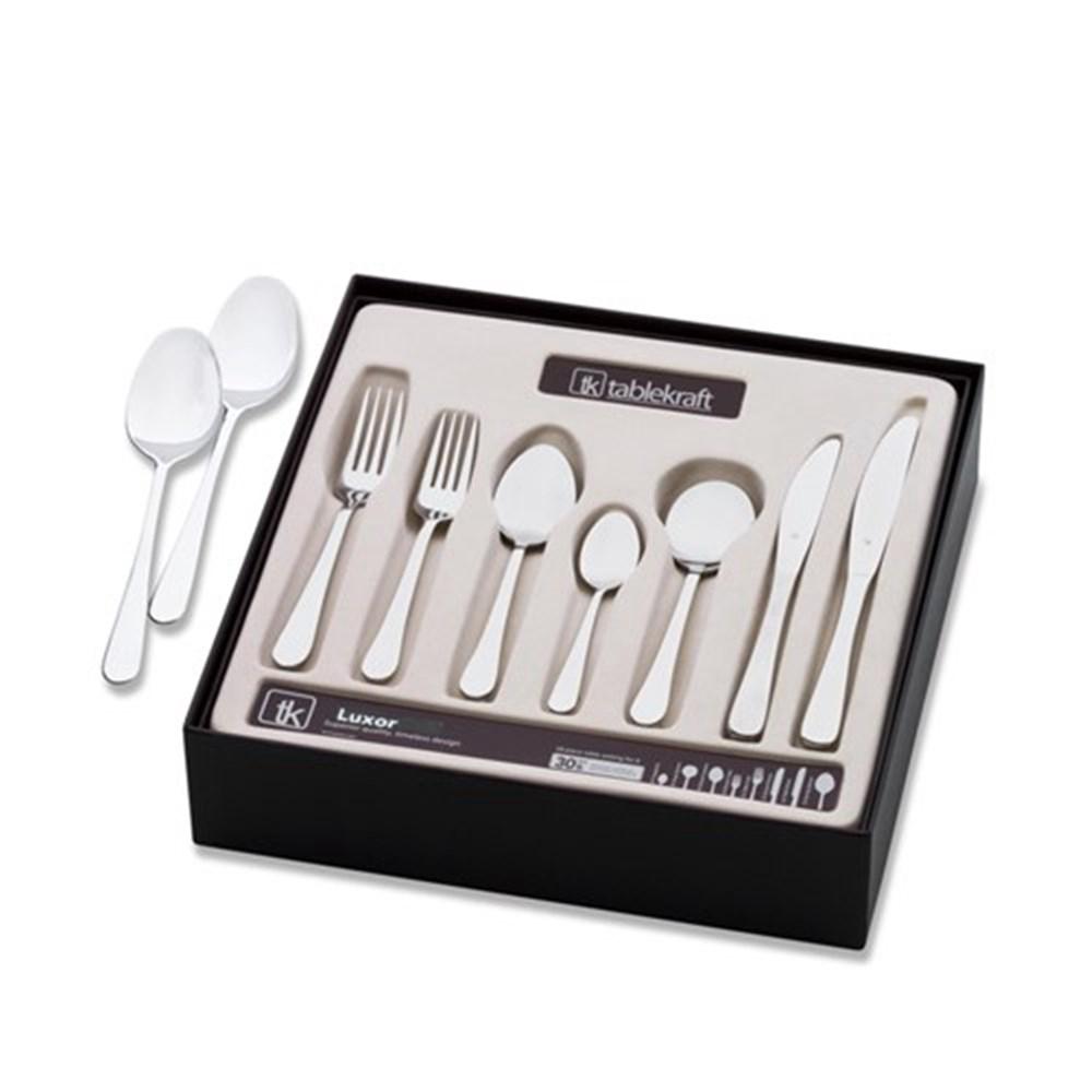 tablekraft Luxor Complete Boxed Cutlery Set, 56 Piece Buy online at