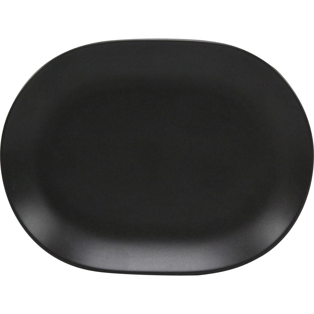 Rene Ozorio Aura Oval Platter (Matte Black) - 15.7cm | Buy online at ...