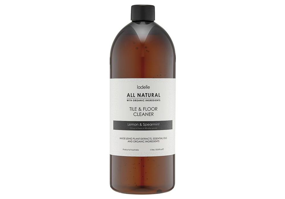 Ladelle All Natural Tile & Floor Cleaner (Lemon & Spearmint) - 1000mL ...