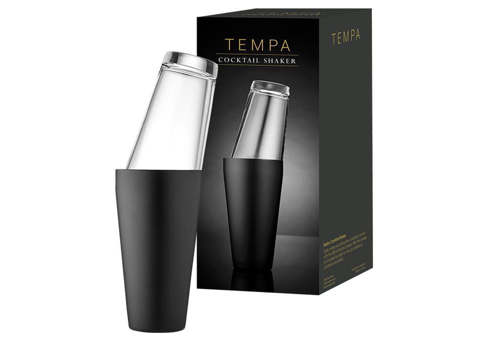 Tempa Aurora Cocktail Shaker (Boston Matte Black) Buy online at The Nile