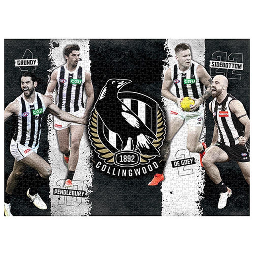 Licensing Essentials AFL: Collingwood Magpies 4 Player Jigsaw Puzzle ...