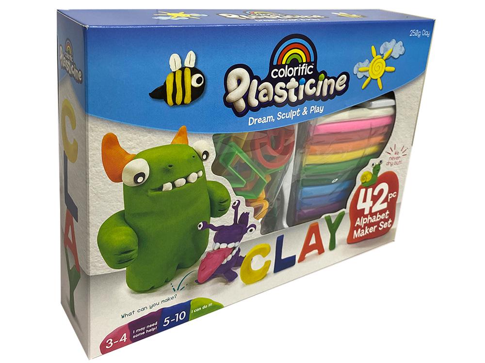 Colorific Plasticine Alphabet Maker Set | Buy online at The Nile