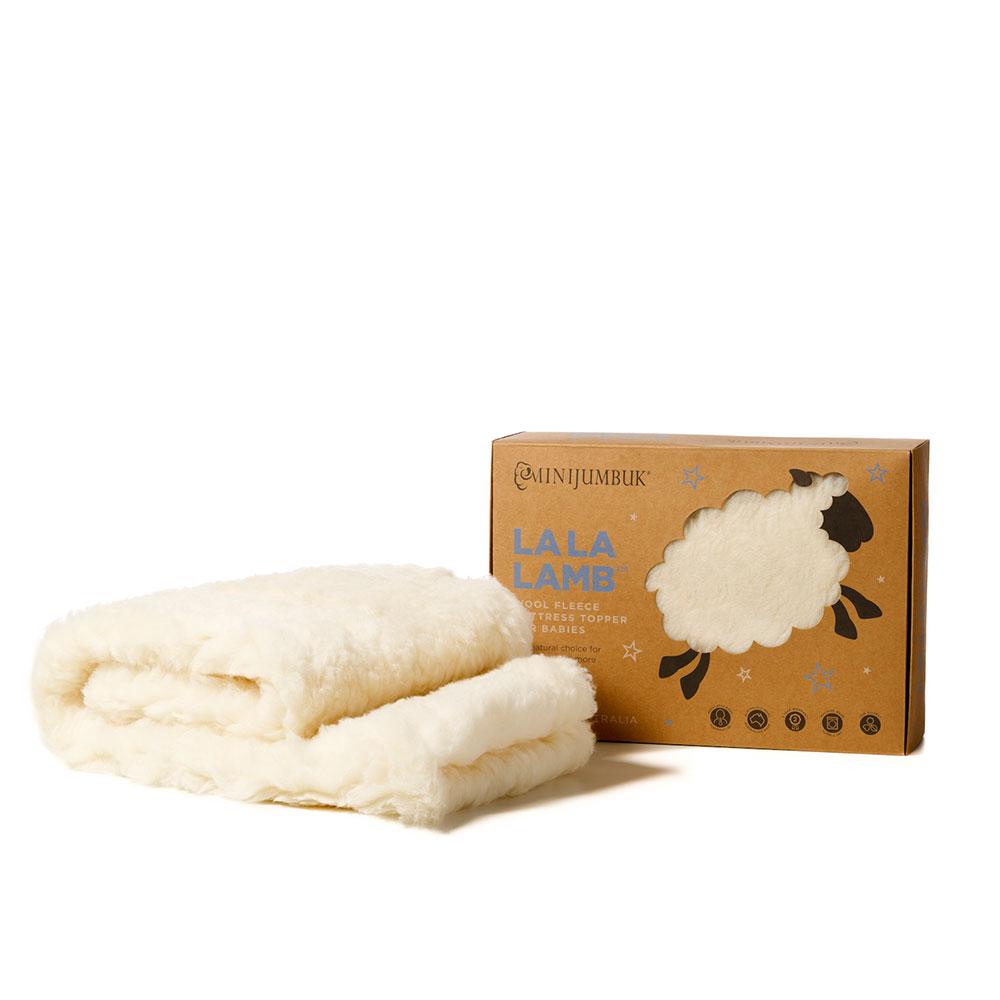 MiniJumbuk La La Lamb Wool Fleece Mattress Topper for Babies Buy