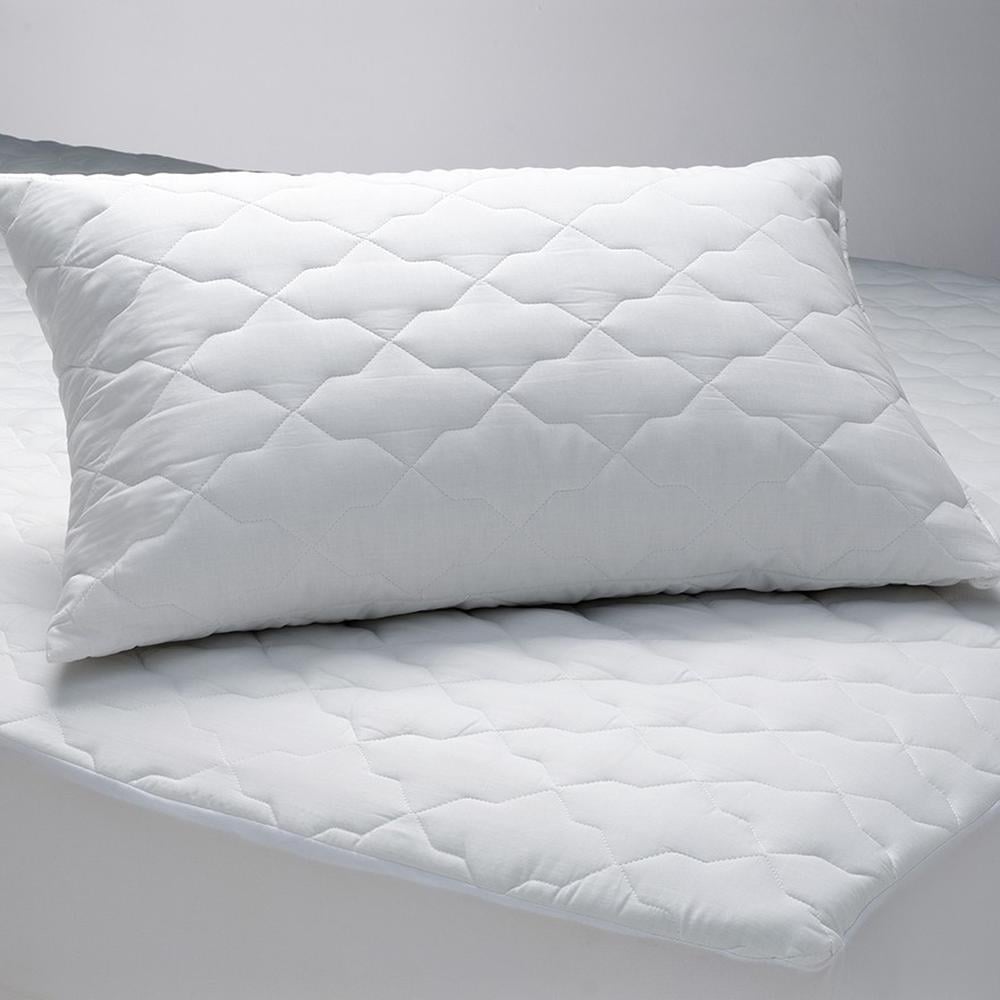 Logan & Mason Quilted Pol/Cotton Mattress Protector - King Single | Buy ...