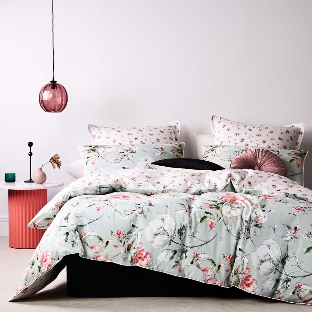 Logan & Mason Gracie Quilt Cover Set Super King Buy online at The Nile