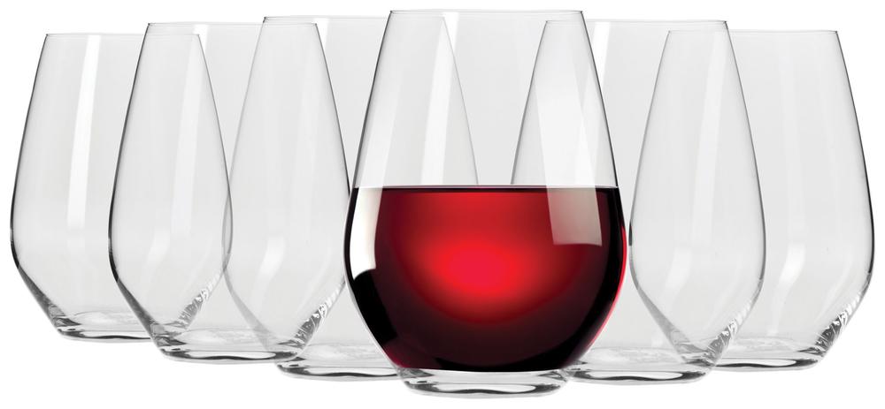 Krosno Vinoteca Stemless Red Wine Glass Set Buy Online At The Nile