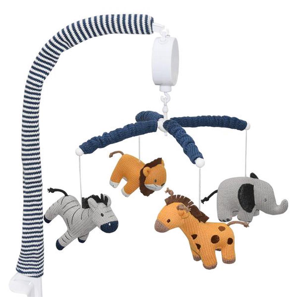 Lolli Living Musical Mobile Set (Urban Safari) 72x32cm Buy online