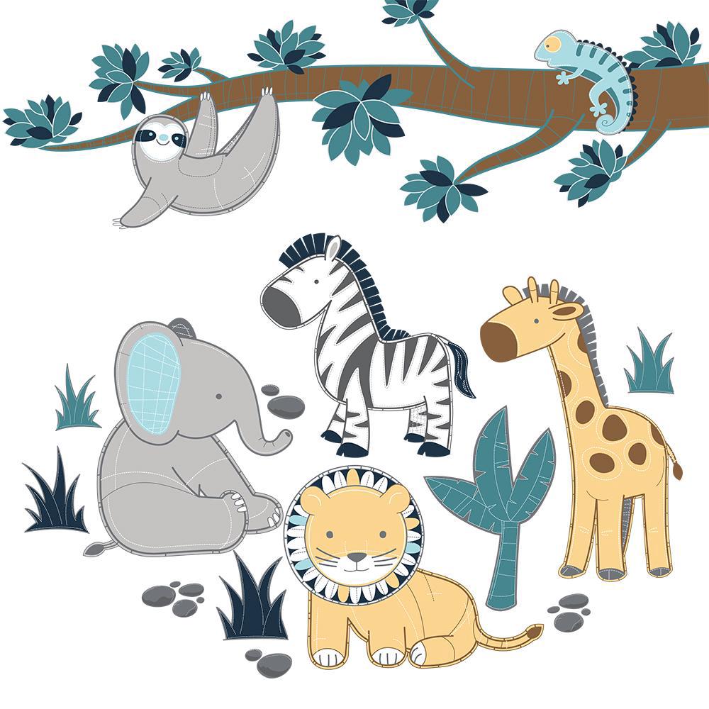Lolli Living Wall Nursery Decal Set (Urban Safari) Buy online at Tiny Fox