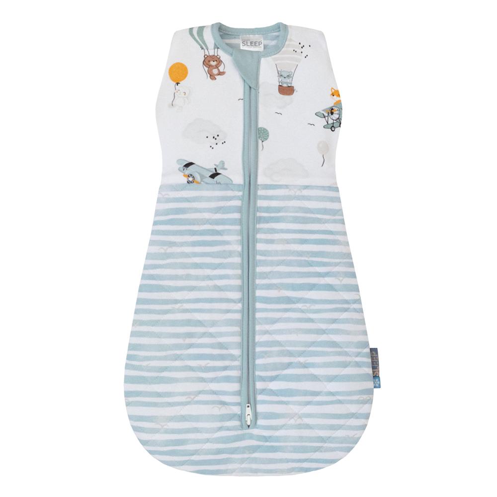 Living Textiles Zip Up Swaddle 2.5 Tog Up Up Away 4 12m