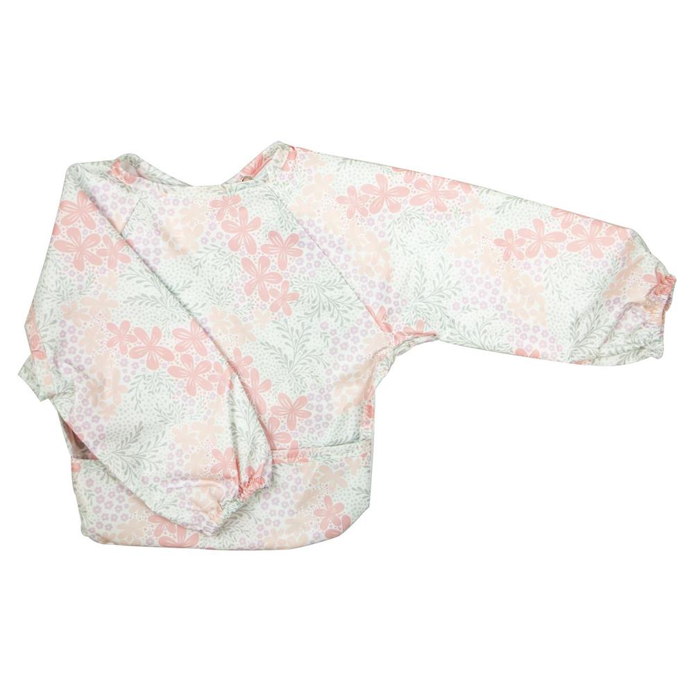 Wipe Clean Nylon Long Sleeves Bib (Bloom), 9315455005892
