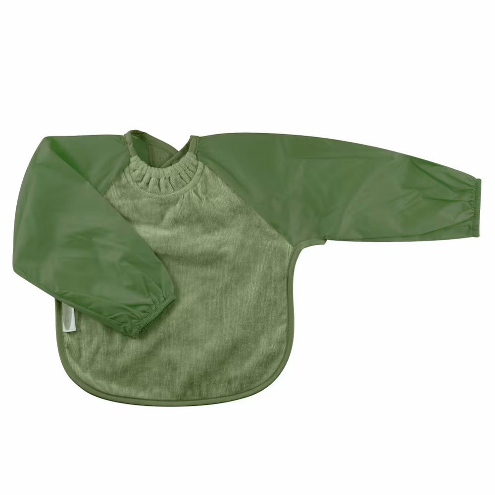 Long Sleeve Towel Bib (Olive), 9315455013224