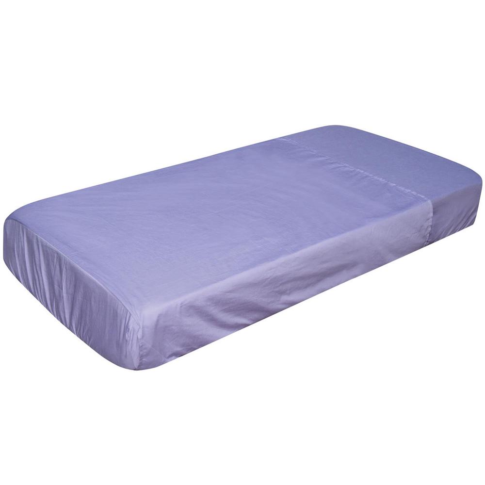 Polycotton Fitted Cot Combo (Lilac), 9315455030603