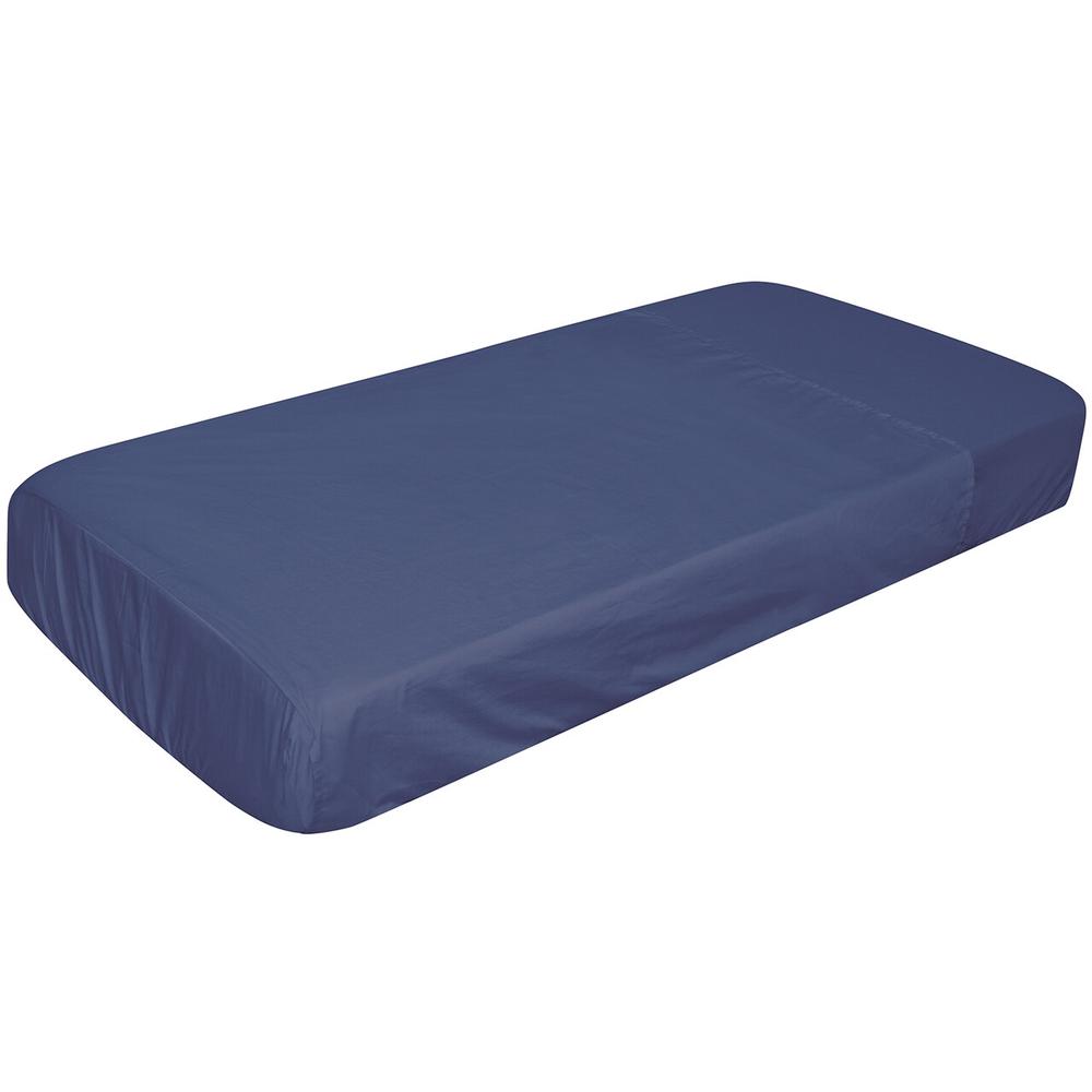 Polycotton Fitted Cot Combo (Navy), 9315455030627