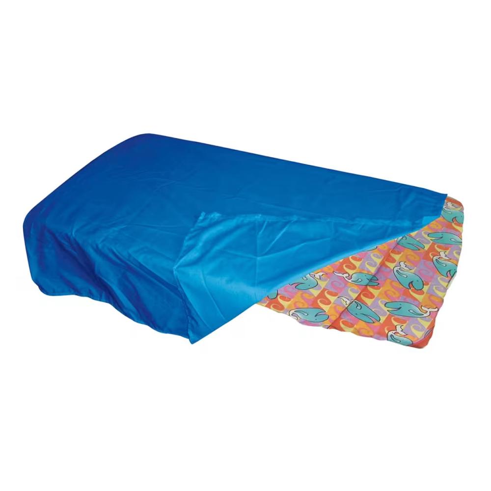 Polycotton Cot Combo (Aqua/Whale), 9315455030658