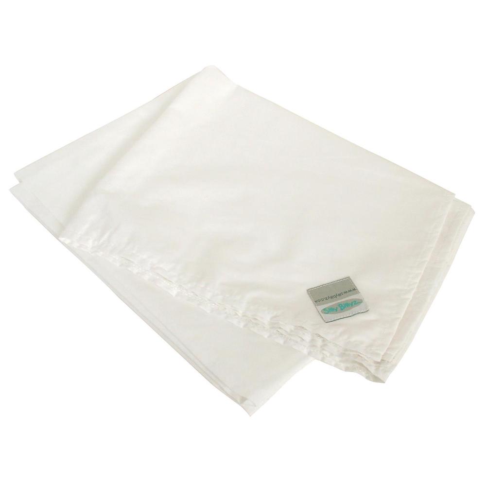 Polycotton Flat Cot Sheet (White), 9315455030801