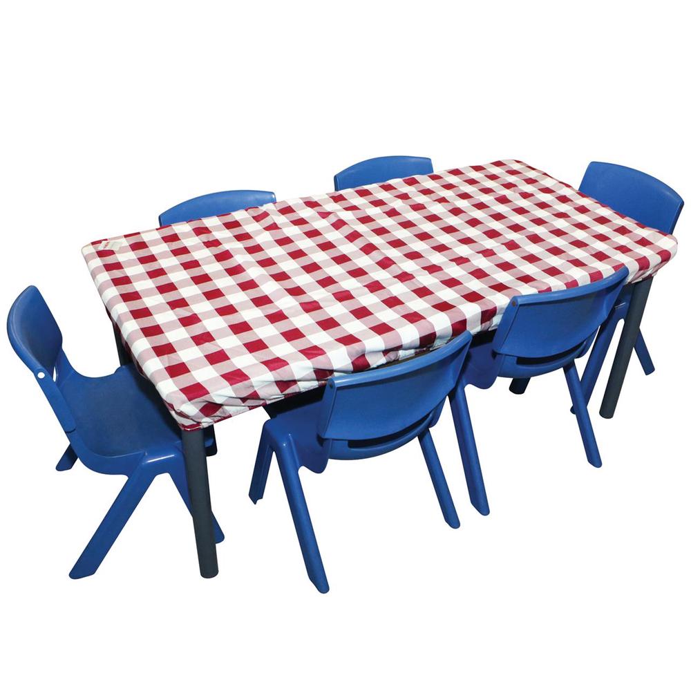 Rectangle Gingham Tablecloth with PRF (Red), 9315455034557