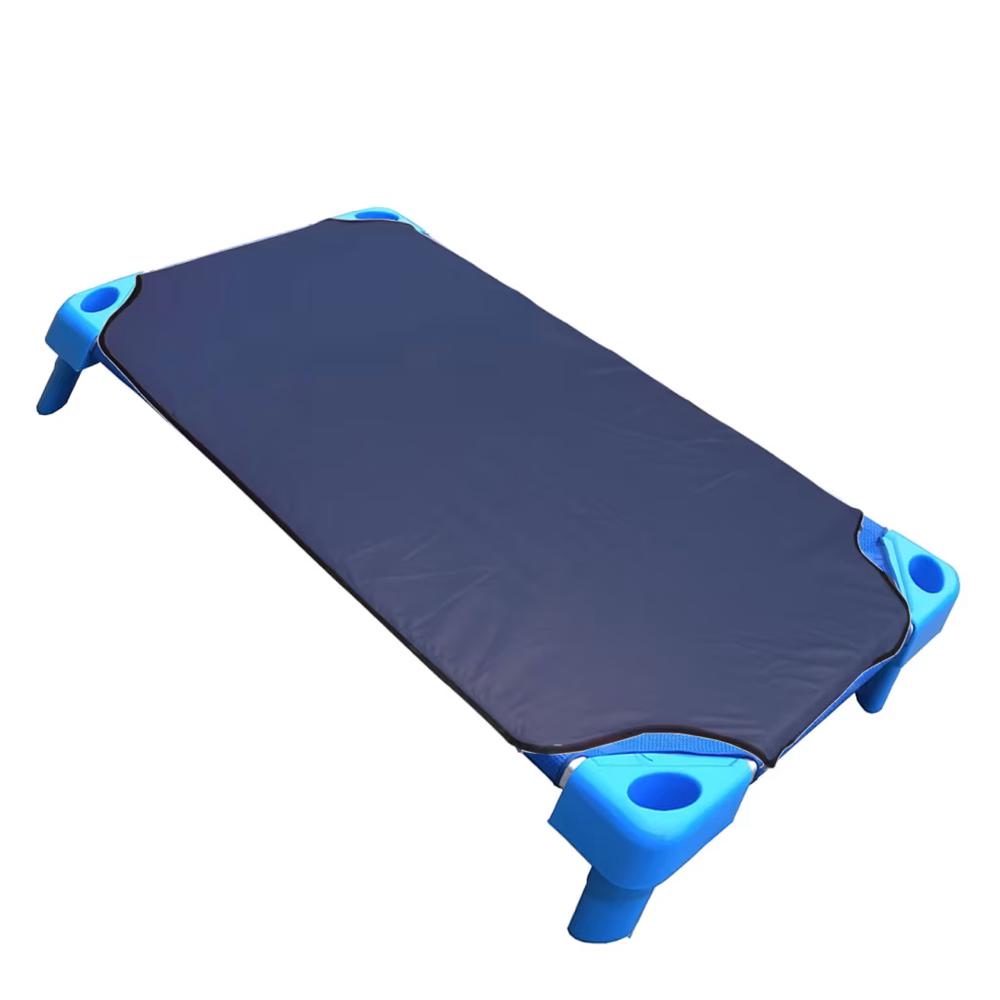 Polycotton Stacker Bed Fitted Sheet (Navy/Sky), 9315455034861