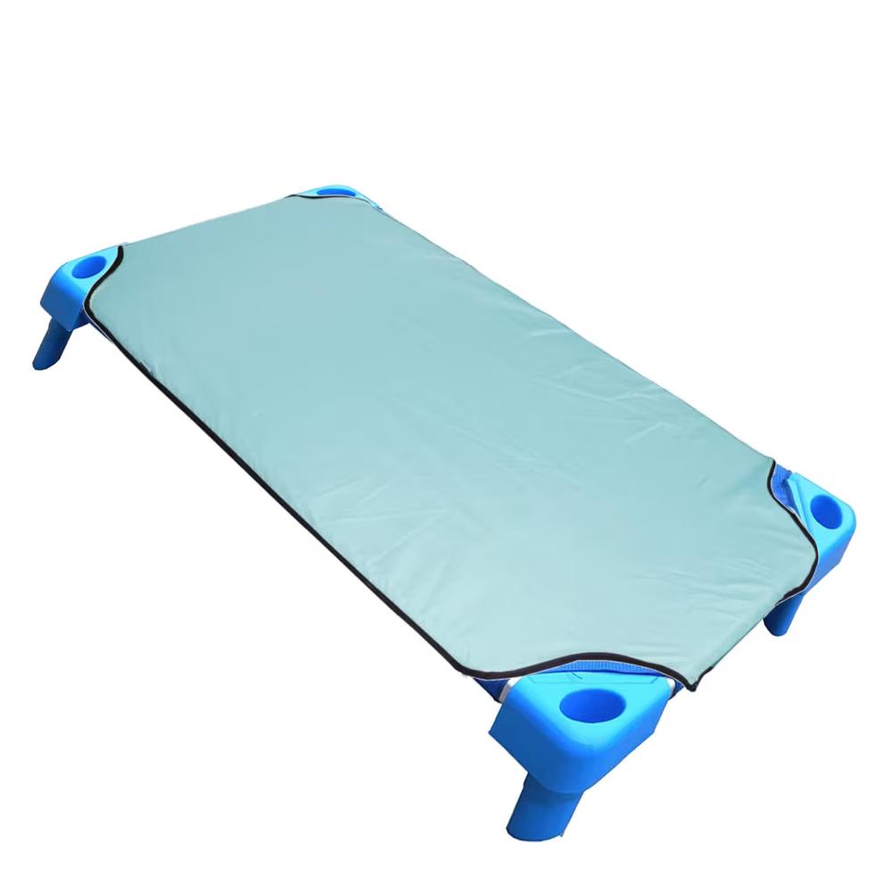 Polycotton Stacker Bed Fitted Sheet (Dusty Blue), 9315455034878