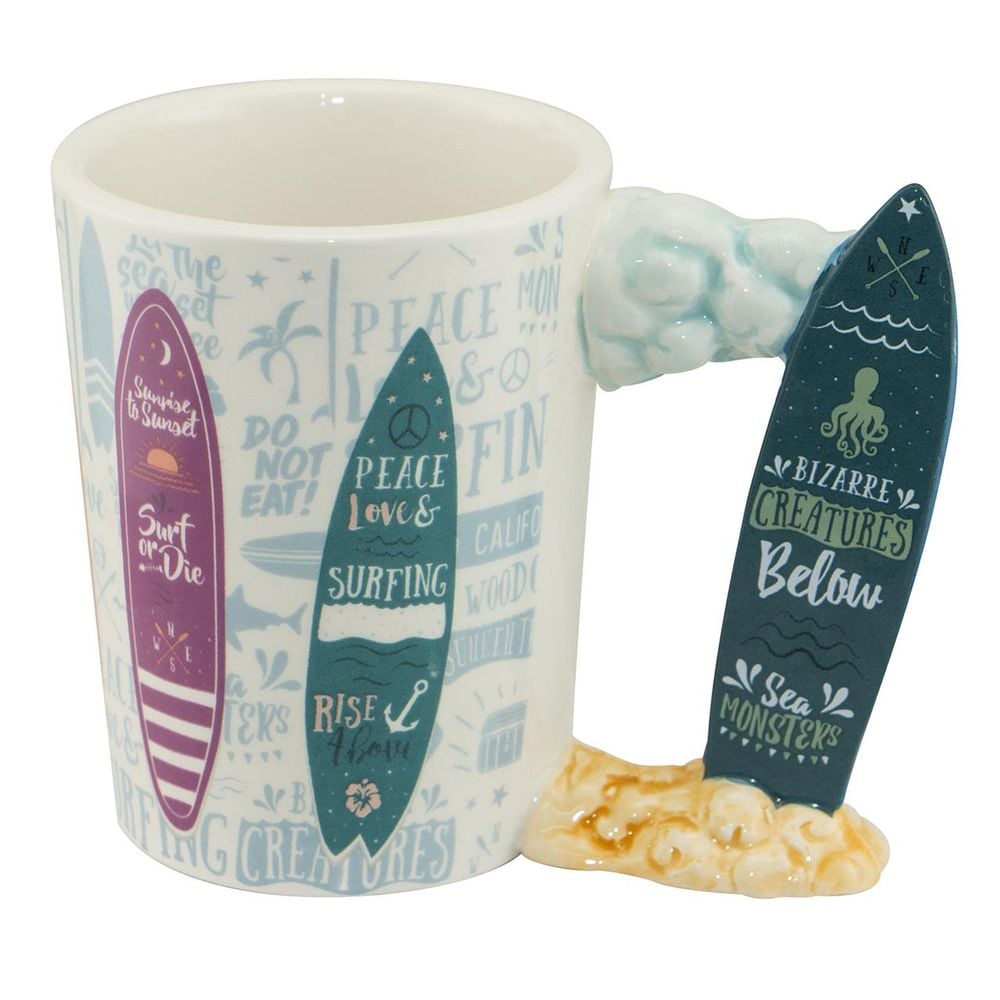 Dakota Surfboard Shaped Handle Mug Slogan by Dakota - ISBN: 9315455058560